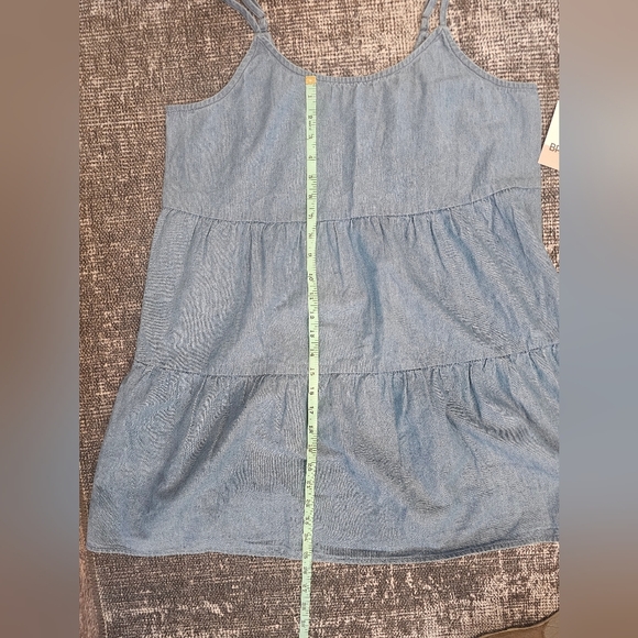 NWT! Nordstrom-BP Women's Sleeveless Mini Jean Dress Medium - Picture 6 of 9